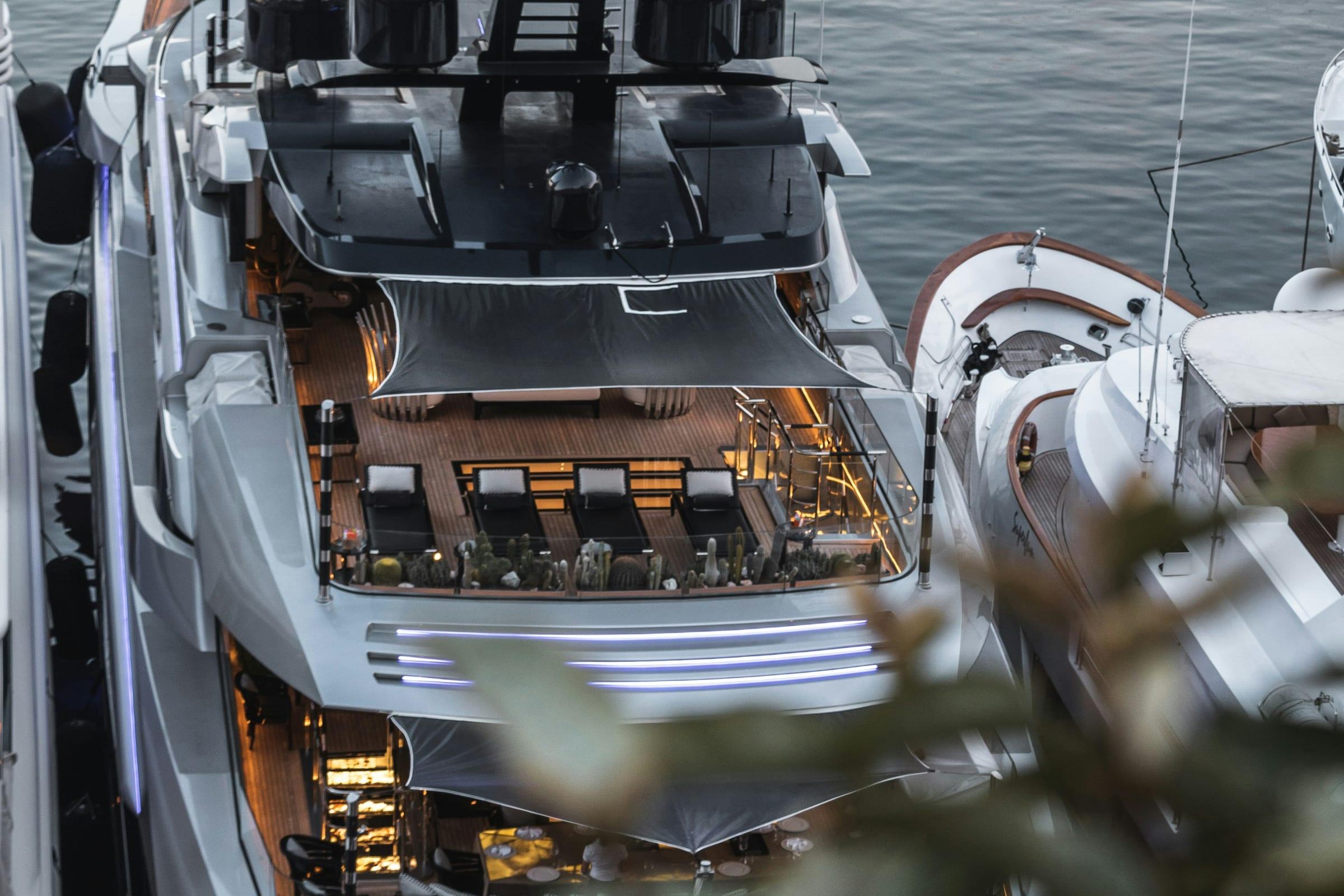 Illustrative photography for yachting. No event photography is held for St Barths New Year.